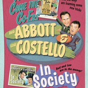 Abbott And Costello: Here Come The Co-eds/In Society DVD (2012) Bud Abbott, Pre-Owned Region 2