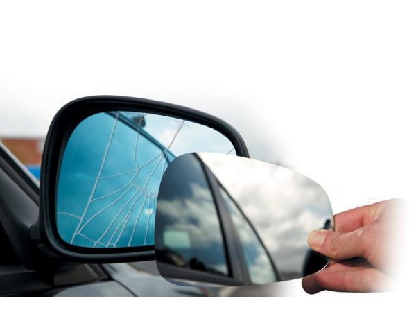 Left Passenger Side Wing Mirror Glass For Renault Modus 2004-2008
