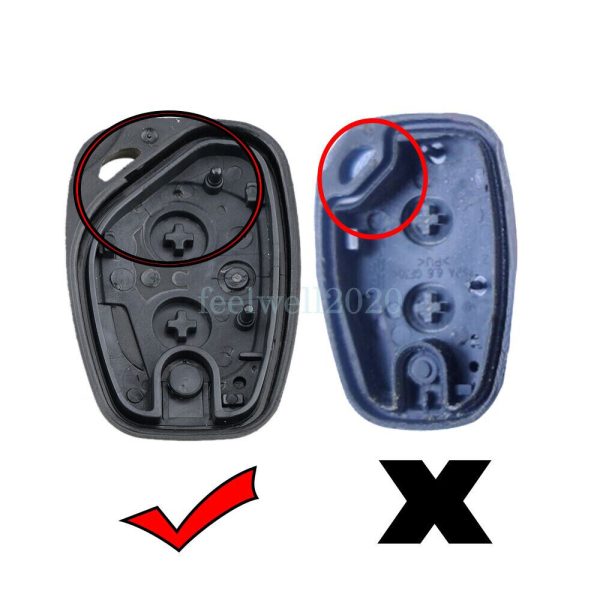 For Renault Trafic Kangoo Master Vivaro Movano 2Button Remote Key Fob Case Shell - Image 2