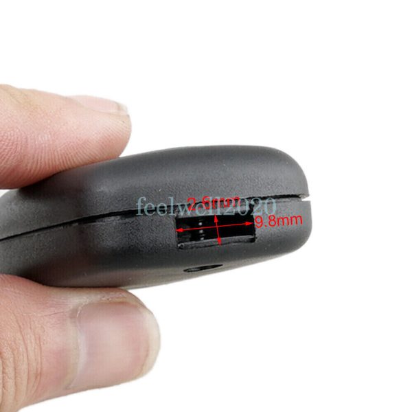 For Peugeot 107 207 307 2 Button Remote Car Key Fob Case Repair Switch & Battery - Image 4