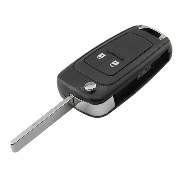 2 Button Car Flip Key Fob Case For Opel Vauxhall Astra J Insignia Mokka Zafira C - Image 2