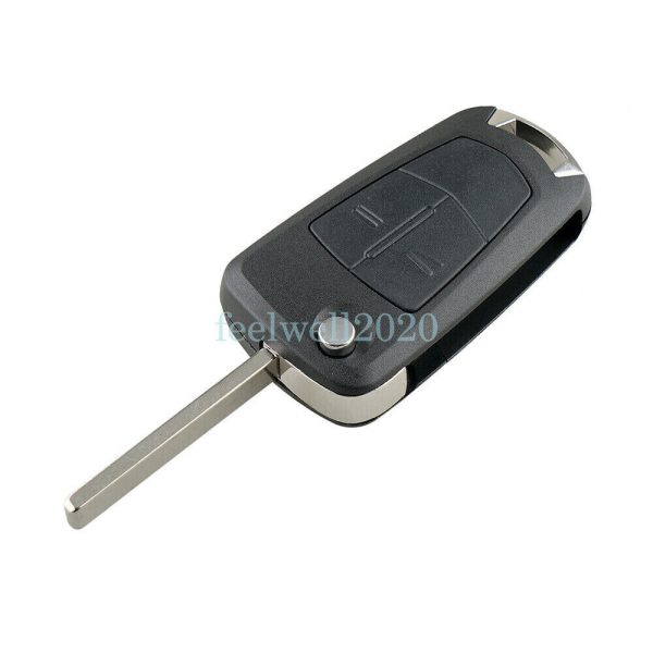 For Vauxhall Opel Astra H Corsa Vectra Combo Meriva 2 Button Key Case Replace - Image 4