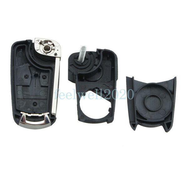 For Vauxhall Opel Astra H Corsa Vectra Combo Meriva 2 Button Key Case Replace - Image 5