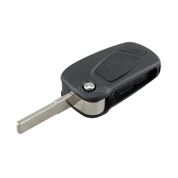 3 Button Flip Remote Key Fob Case Ford KA MK2 2008 2009 2010 2011 2012 2013 2014 - Image 3