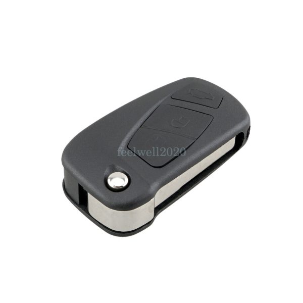 3 Button Flip Remote Key Fob Case Ford KA MK2 2008 2009 2010 2011 2012 2013 2014 - Image 6