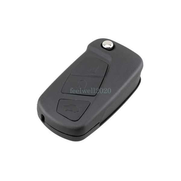 3 Button Flip Remote Key Fob Case Ford KA MK2 2008 2009 2010 2011 2012 2013 2014 - Image 7