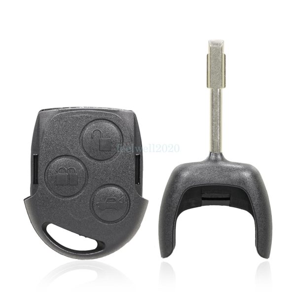 For Ford Fiesta Fusion Transit Connect Remote Key Fob 4D63 Chip 3 Button 433Mhz - Image 2