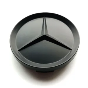 Mercedes Matt Black Center Hub Alloy Wheel Cap 75mm 1 PCS