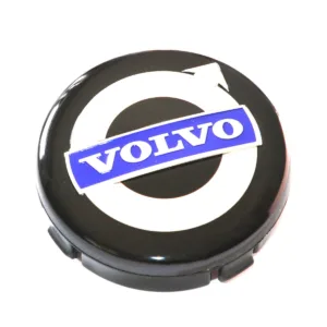 Black/Blue/Chrome Volvo Car Wheel Center Caps Hub Cover 65mm 1 PCS For C70, S60, V60, V70