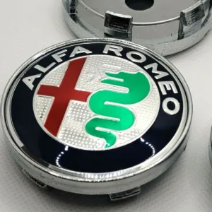 Alfa Romeo Alloy Wheel Centre Hub Caps Gloss OEM Colour 60mm Giulietta Giulia 1 pcs