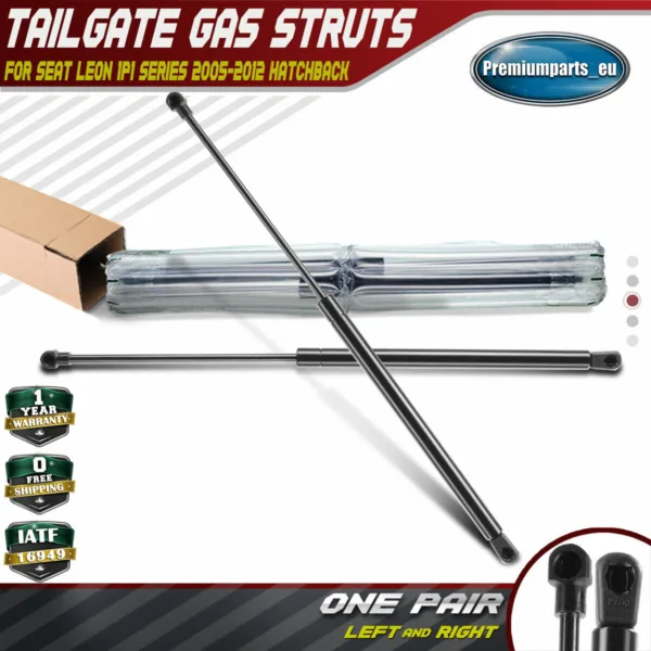 2x Tailgate Rear Boot Trunk Gas Struts for Seat Leon MK2 1P1 2005-2012 Hatchback