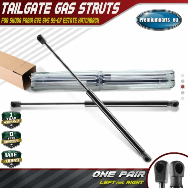 2x Tailgate Boot Gas Struts for Skoda Fabia MK1 1999-2007 Hatchback & Estate
