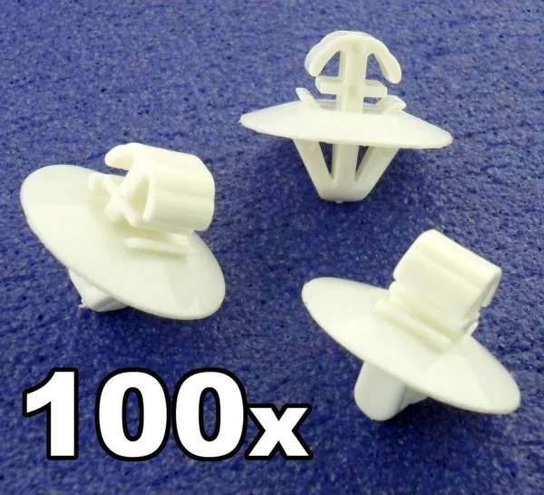 100x Mercedes Sprinter Exterior Side Moulding & Door Plastic Trim Panel Clips