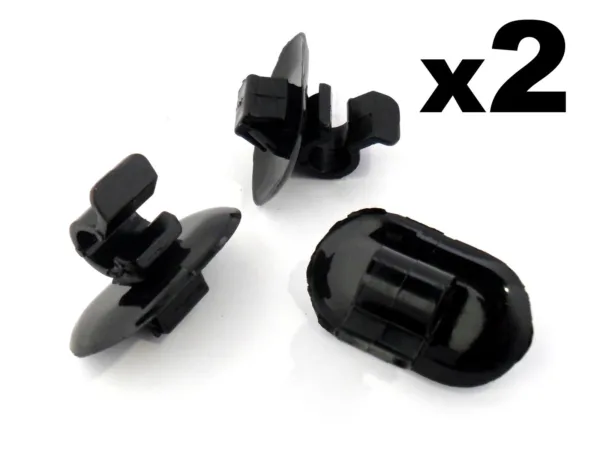 2x Bonnet Stay Retainer Clips for Bonnet Support Strut Rod - Citroen & Peugeot