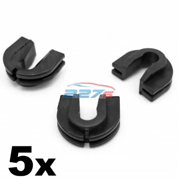 5x VW Transporter Grille Trim Clips- Plastic Clips for front of T4 & Caravelle