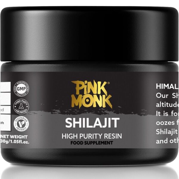 Authentic Shilajit Resin Pure Organic Himalayan 30g Natural Mountain Blood