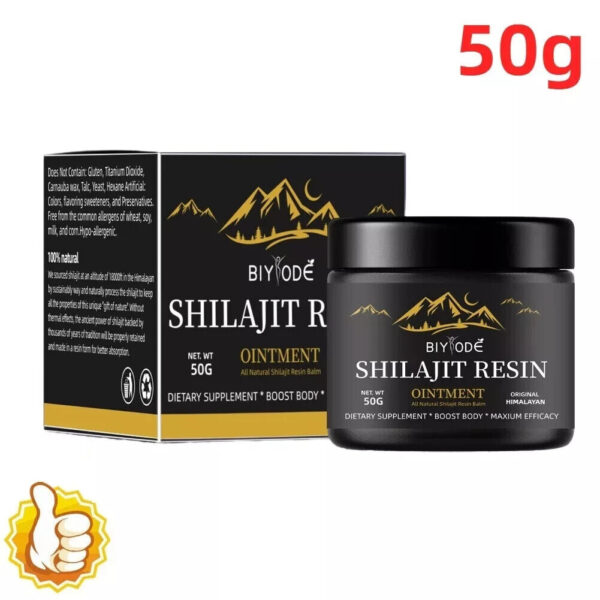 50G Pure 100% Himalayan Shilajit,Soft Resin,Organic,Extremely Potent Fulvic Acid