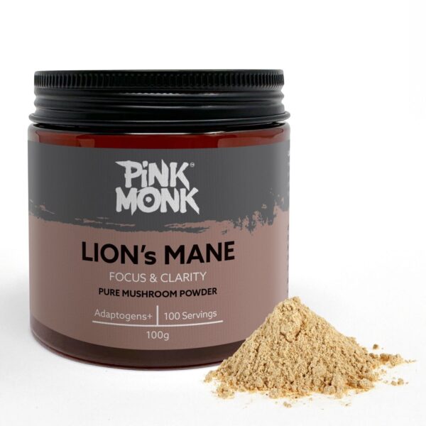 Lion's Mane Powder Hericium Erinaceus Polysaccharides Lions Mane Focus & Clarity