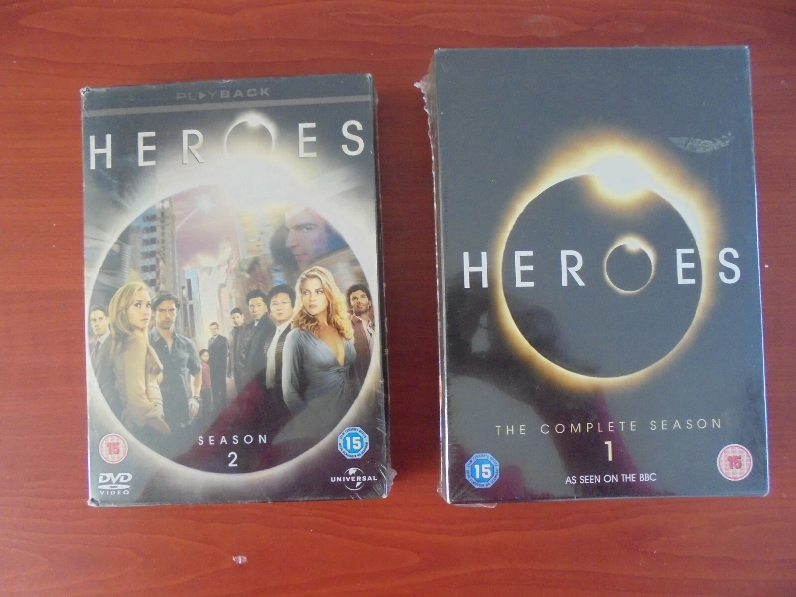 DVD BNIB HEROES COMPLETE SEASONS 1 & 2 DVD DISC BOX SETS Region 2 (Brand New)