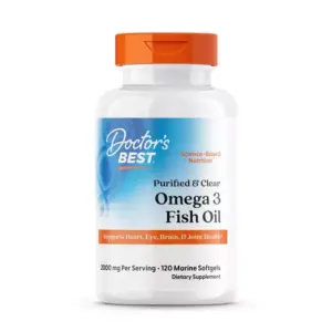 D. Best Purified & Clear Omega 3 Fish Oil with Goldenomega 1000 mg 120 Softgels