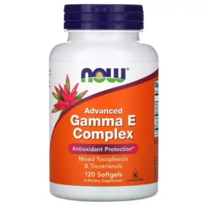 NOW Foods Advanced Gamma E Complex 120 Softgels With Tocopherols & Tocotrienols