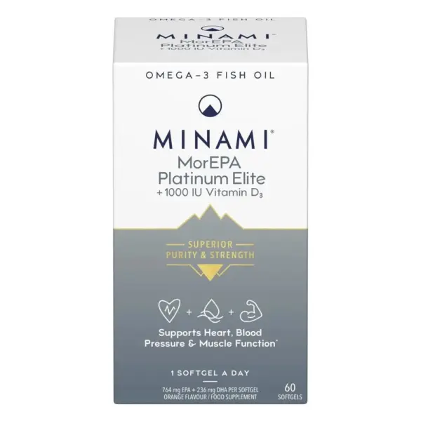 Minami Nutrition MorEPA Platinum 60 Capsules