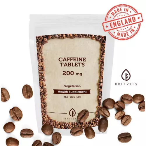 Caffeine 200mg Vitamins 30 Energy Tablets