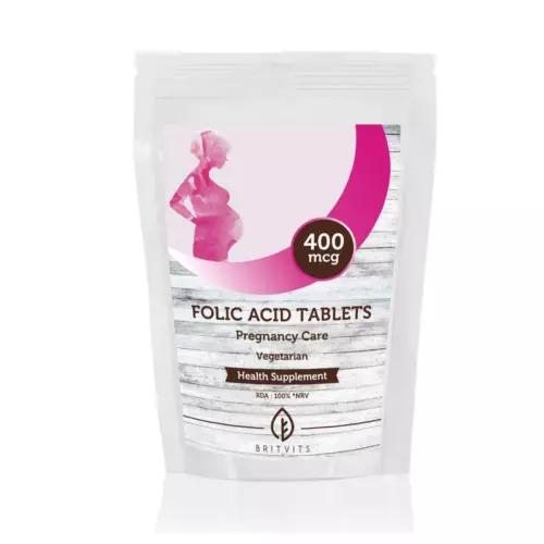 Folic Acid 400mcg Vitamin B9 Pregnancy 30 Tablets