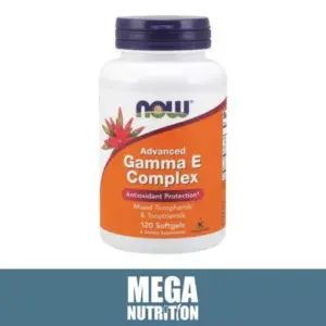 NOW Foods Gamma E Complex Advanced 120 Softgels | Antioxidant Skin Hair Vitamin