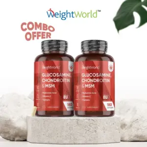 Glucosamine Chondroitin MSM 180Capsules Turmeric & Vitamin C Metabolism
