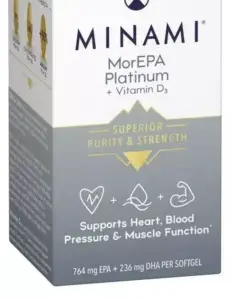 Minami Nutrition MorEPA Platinum 60 Softgels Best Before Date 11/25