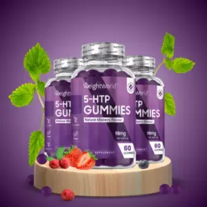 5 HTP Sleep support 180 Gummies for Relaxation focus & better mood Vegan