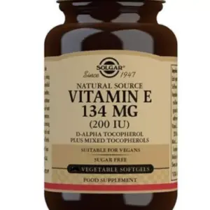 Solgar Vitamin E 134MG (200iu) Vegetable Softgels (250)