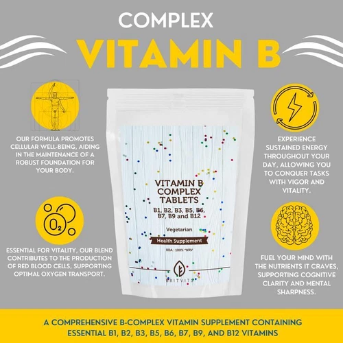 B Vitamins Super B Mulitvitamin Complex Complex 30 Tablets