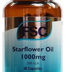 FSC Starflower Oil 1000mg 60 Capsules-4 Pack