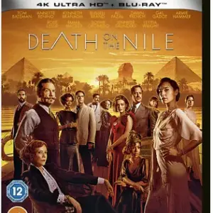 Death On the Nile Blu-ray (2022) Kenneth Branagh cert 12 2 discs