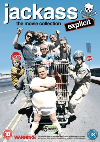Jackass: The Movie Collection [18] DVD Box Set Brand New