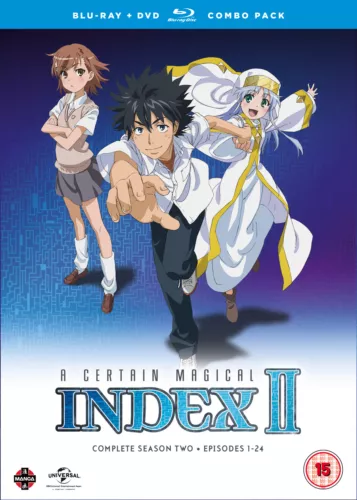 A Certain Magical Index: Complete Season 2 [15] Blu-ray Box Set Brand New