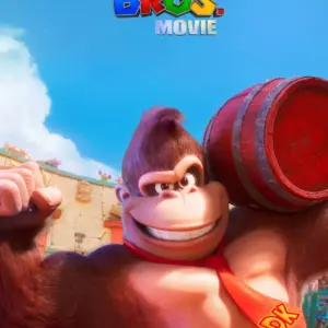 The Super Mario Bros Movie 2023 Movie Poster Wall Art Donkey Kong A4 21 x 29.7CM