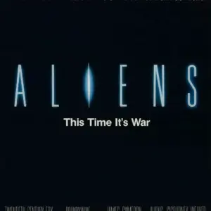 Classic Cult Film Posters Prints , Movie Posters Wall Art Aliens A4 21 x 29.7CM