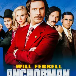 Classic Cult Film Posters Prints , Movie Posters Wall Art Anchorman A4 21 x 29.7CM