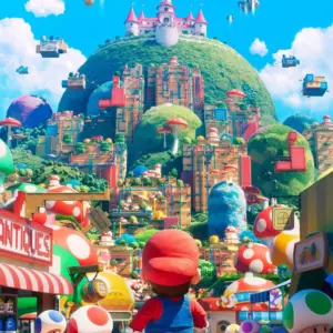 The Super Mario Bros Movie 2023 Movie Poster Wall Art Promo 1 A4 21 x 29.7CM