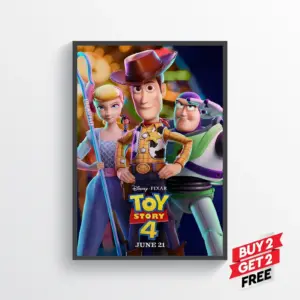 Toy Story 4 Movie Film Poster Print Wall Art Gift A2 42 X 59.9CM
