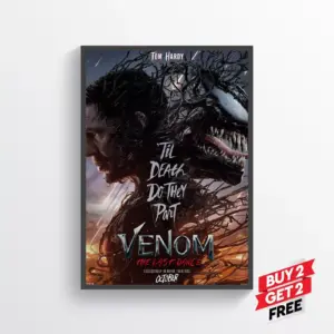 Venom the Last Dance Movie Film Posters Print Wall Art A2 42 X 59.9CM