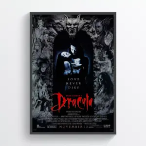 Dracula Movie Poster Wall Art Retro Horror Print Classic Movie A3 29.7 x 42CM