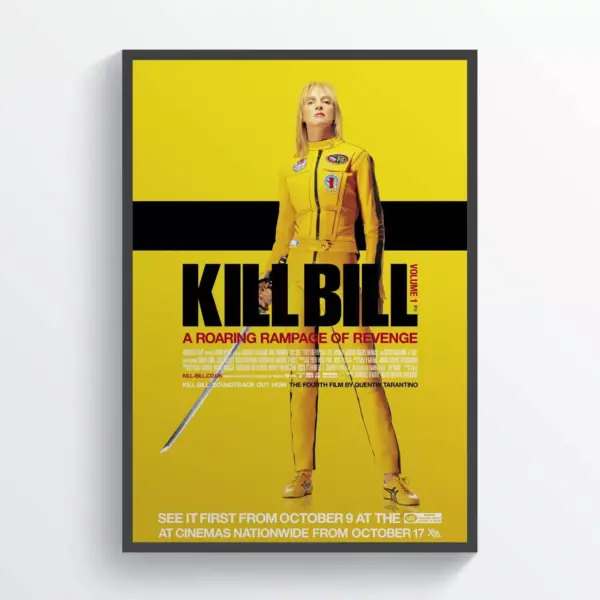 Kill Bill Volume 1 Movie Poster Wall Art Classic Movie A3 29.7 x 42CM
