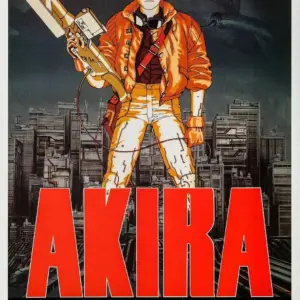 Classic Cult Film Posters Prints , Movie Posters Wall Art Akira A4 21 x 29.7CM