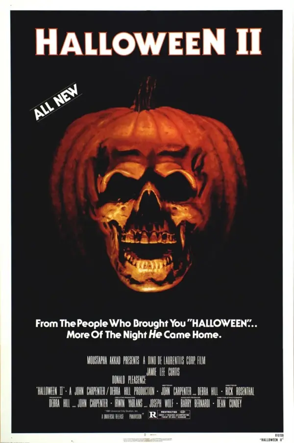 Halloween Classic Retro Vintage Movie Film Posters Horror Poster Print Wall Art Halloween 2 A4 21 x 29.7CM
