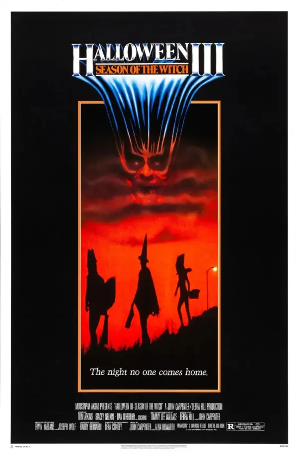 Halloween Classic Retro Vintage Movie Film Posters Horror Poster Print Wall Art Halloween 3 A2 42 X 59.9CM