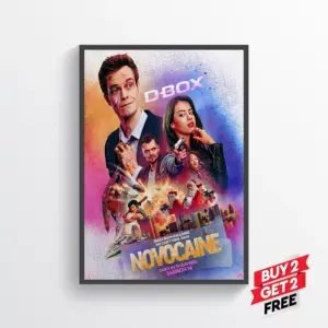 Novocaine Movie Film Poster Print Wall Art Gift A3 29.7 x 42CM